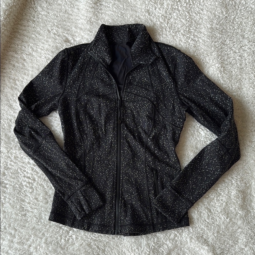 Lululemon Athletica Black and White Define Jacket Athletic Jacket 6